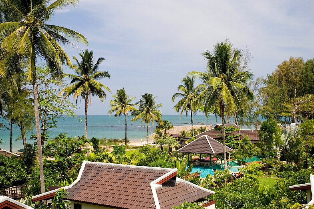 Nang Thong Bay Resort rebuilt after 2004 tsunami Khao Lak Thailand.