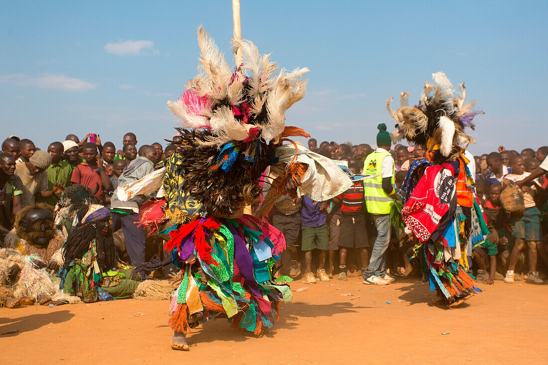 Africa, Malawi, Lilongwe district, Traditional masks of Malawi