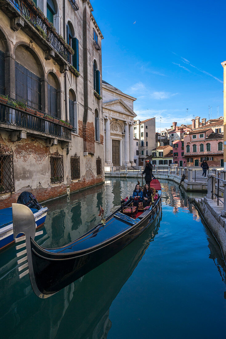 Venice, Veneto, Italy, The iconic gondola in Venice