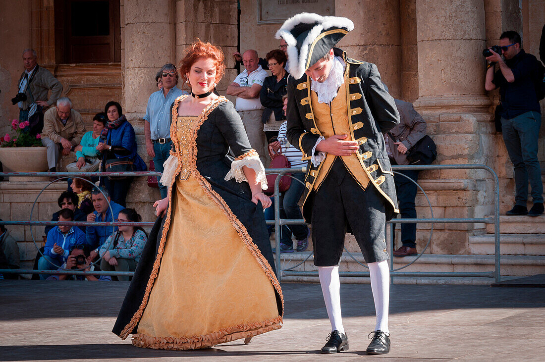 Europe, Italy, Sicily, Siracusa district, Noto, Baroque festival of Noto