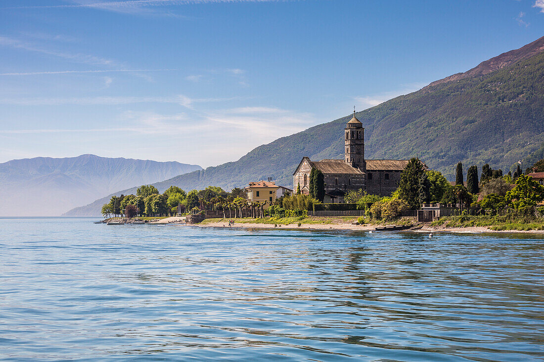 Italy, Lombardy, Lake Como, Church of Santa Maria Del Tiglio and San Vincenzo, Gravedona