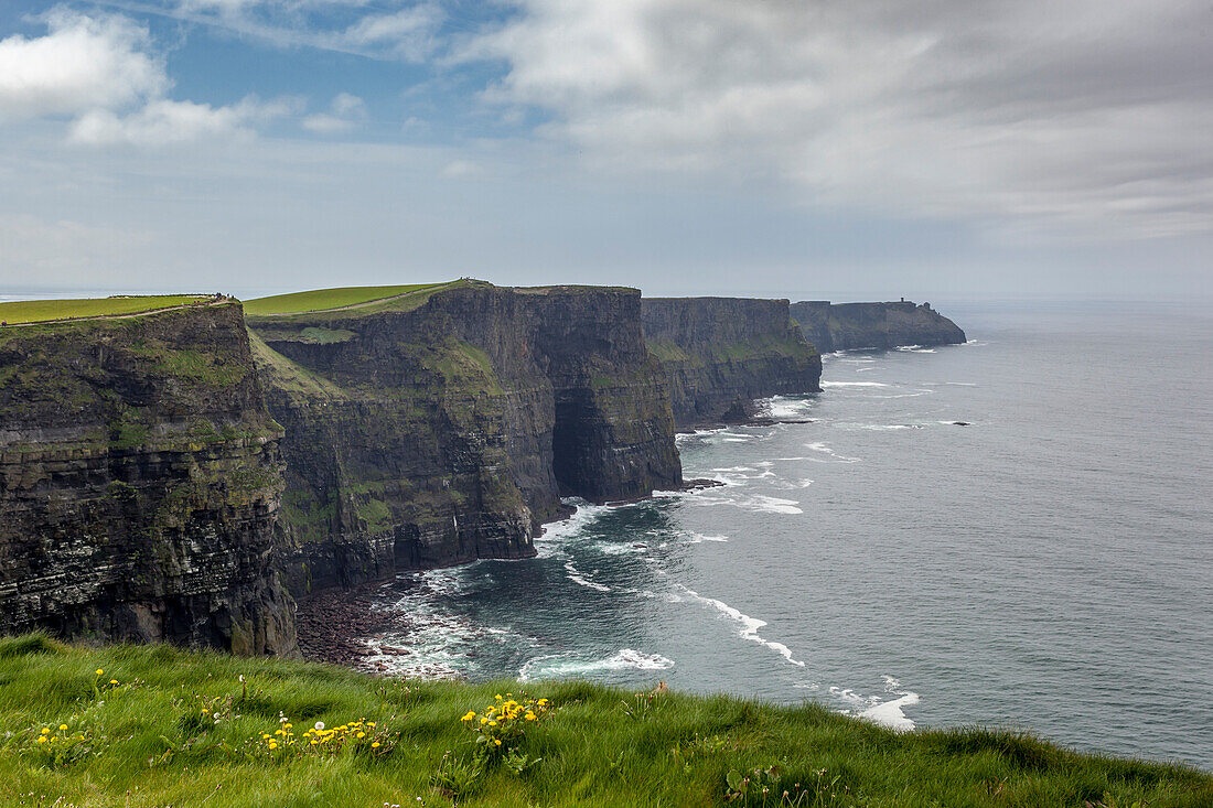 Cliffs of Moher, Liscannor, Munster, Co, Clare, Ireland, Europe