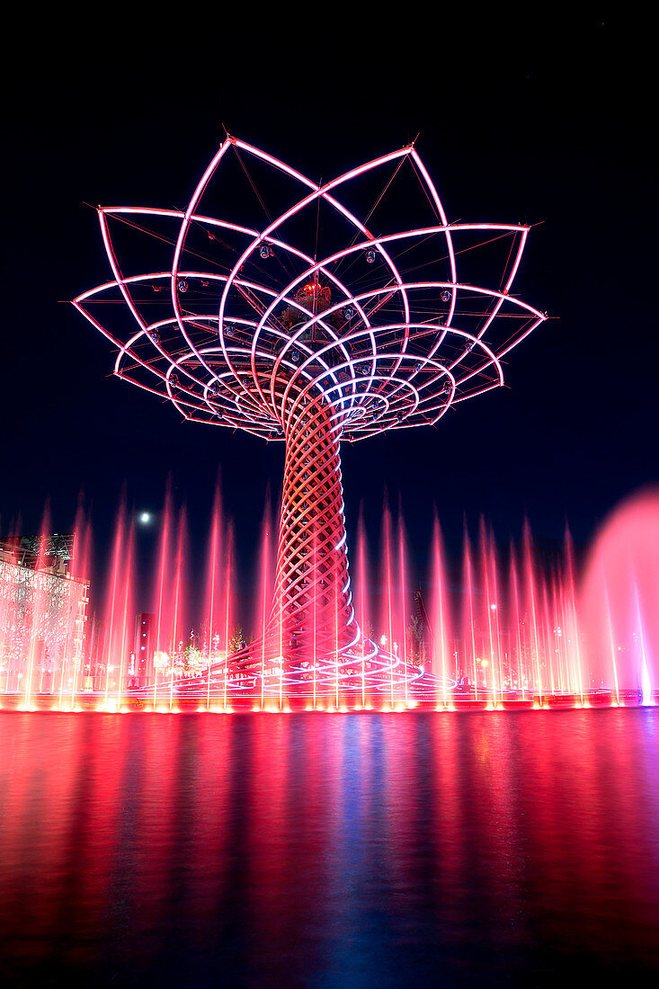 the tree of life, Expo Milan, Lombardy, italy
