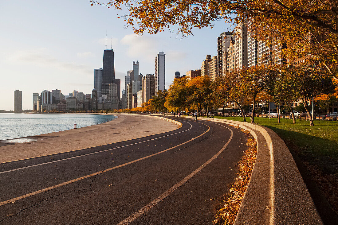 'Lakefront trail; Chicago, Illinois, United States of America'