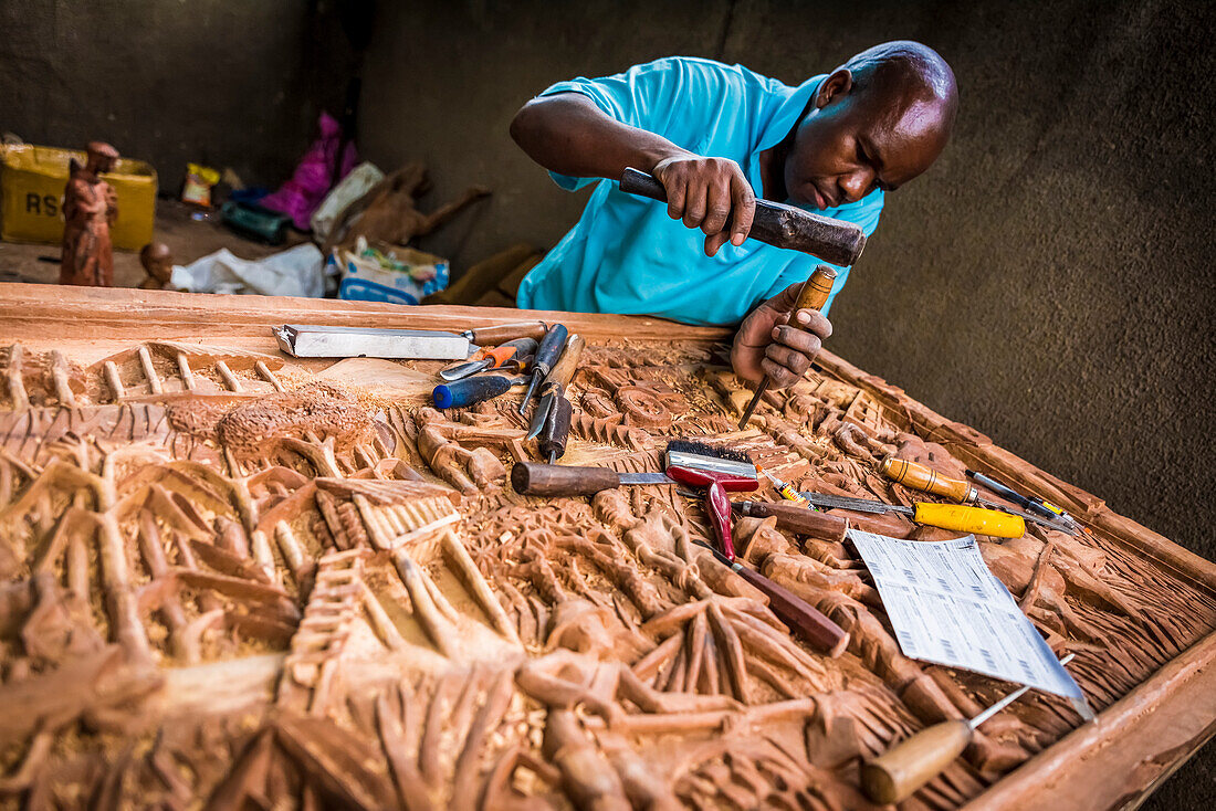 'Makonde Art; Maputo, Mozambique'