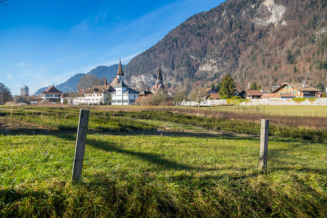 Interlaken, Jungfrau region, Bernese Oberland, Swiss Alps, Switzerland, Europe