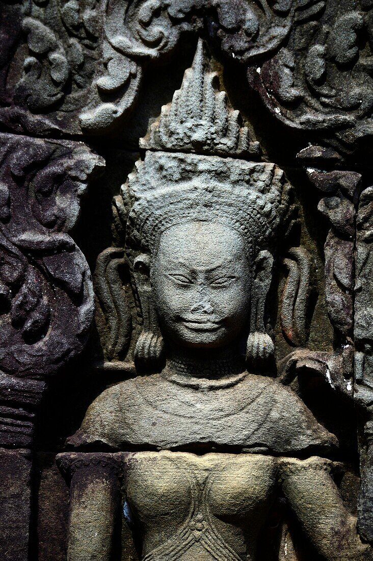 Banteay Kdei temple,Angkor,Siem Reap,Cambodia,Indochina,Southeast Asia,Asia.