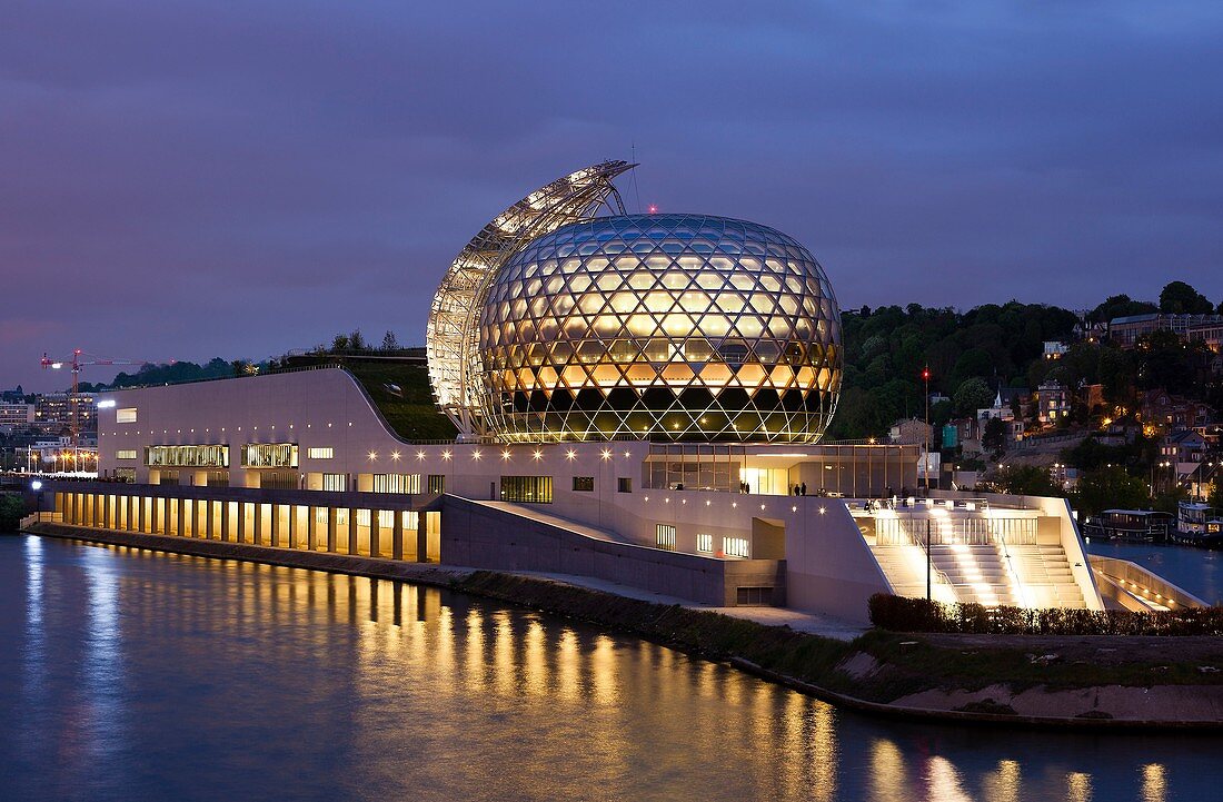 La Seine musicale, Seguin isle, Boulogne Billancourt, Ile-de-france, France.