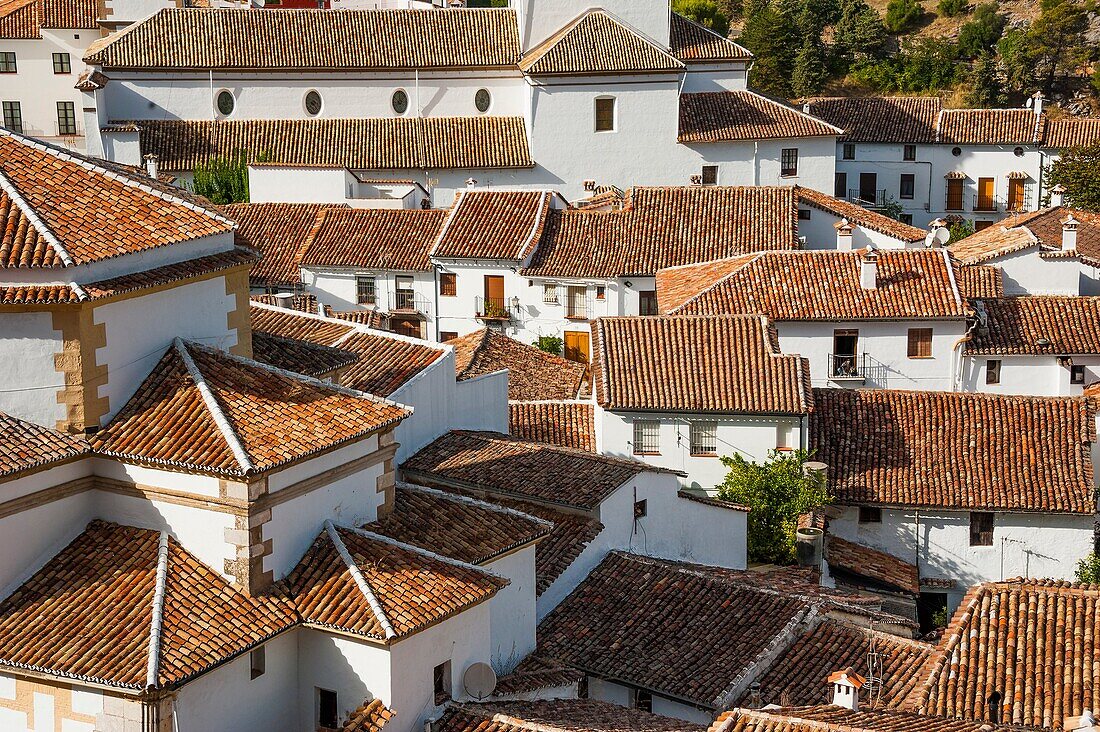 Mountain village Grazalema, White Towns of Andalusia, Sierra de Grazalema Natural Park, province of Cádiz, Spain.