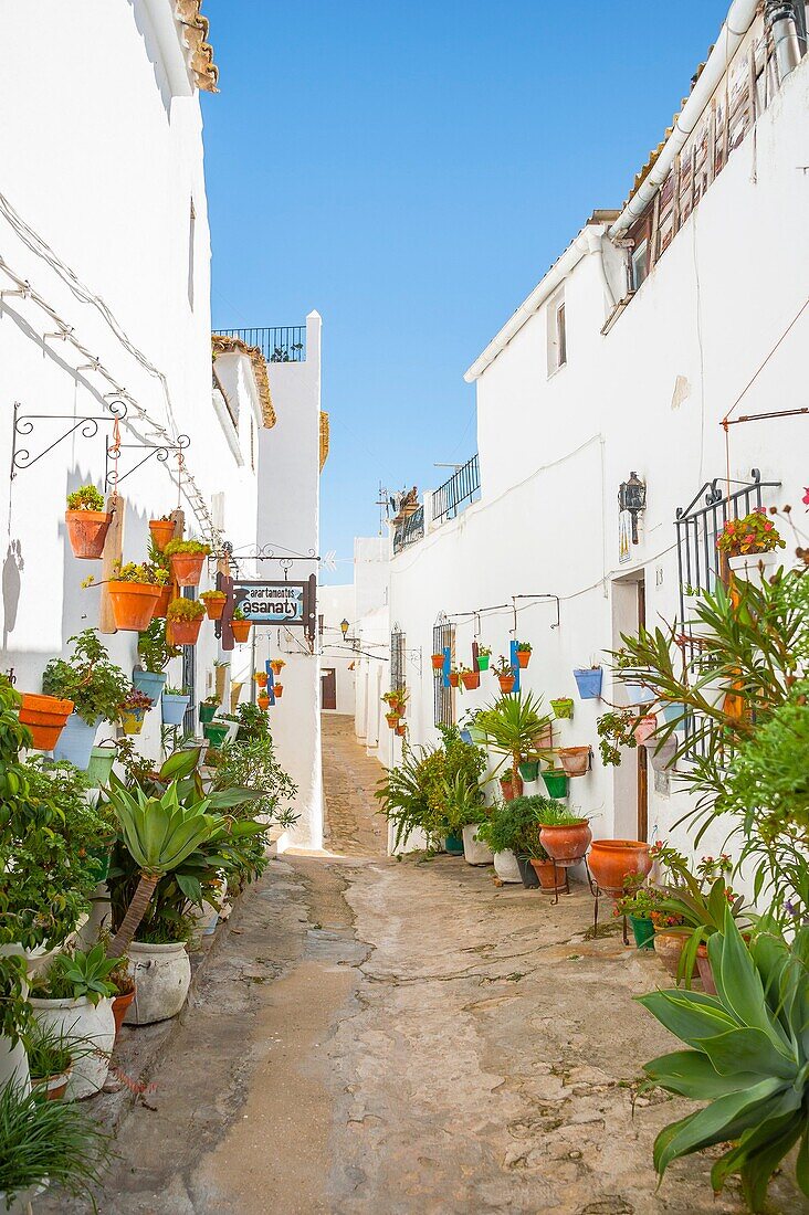 Vejer de la Frontera, White Towns of Andalusia, Pueblos Blancos, province of Cádiz, Spain.