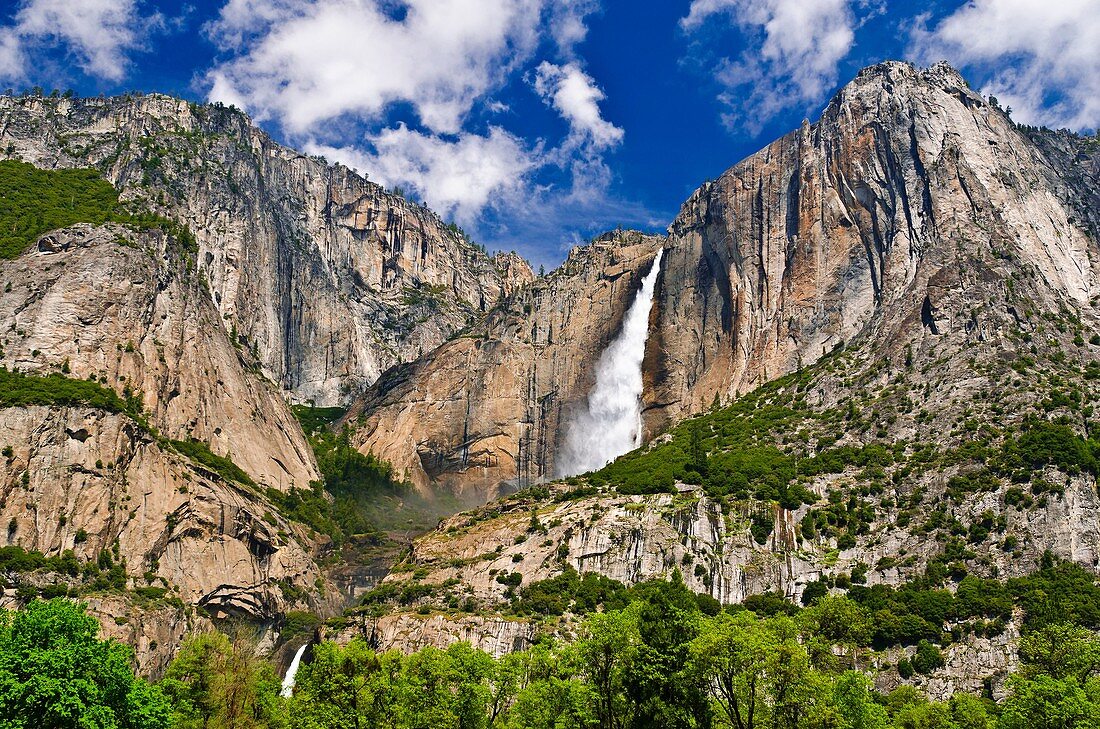 Yosemite Falls, Yosemite National Park, California USA.