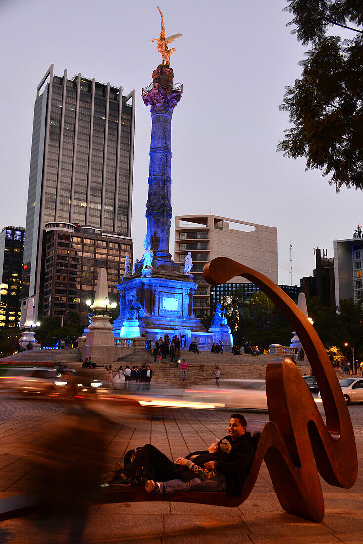 Plaza Independencia am Paseo de la Reforma, Mexico City, Mexiko