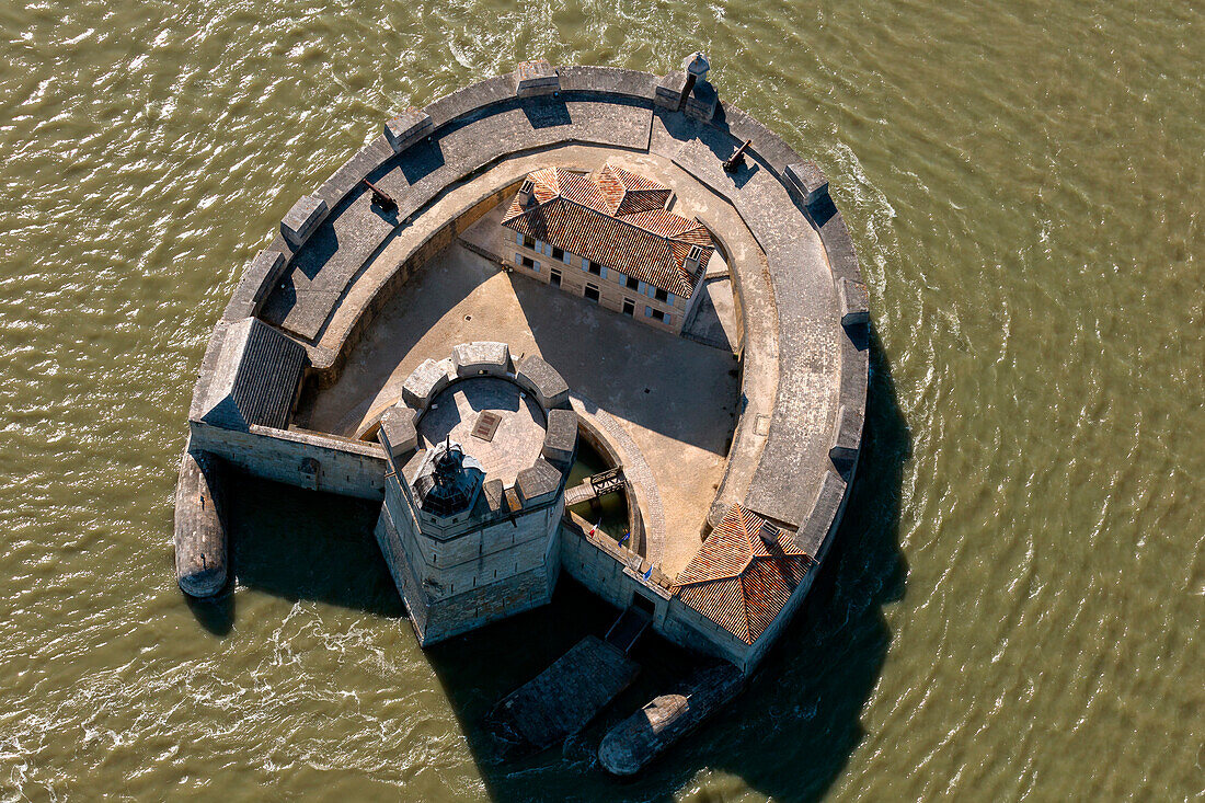 France, Charente-Maritime (17) , Bourcefranc-le-Chapus, headland of the Chapus, Fort Louvois (Fort Chapus)