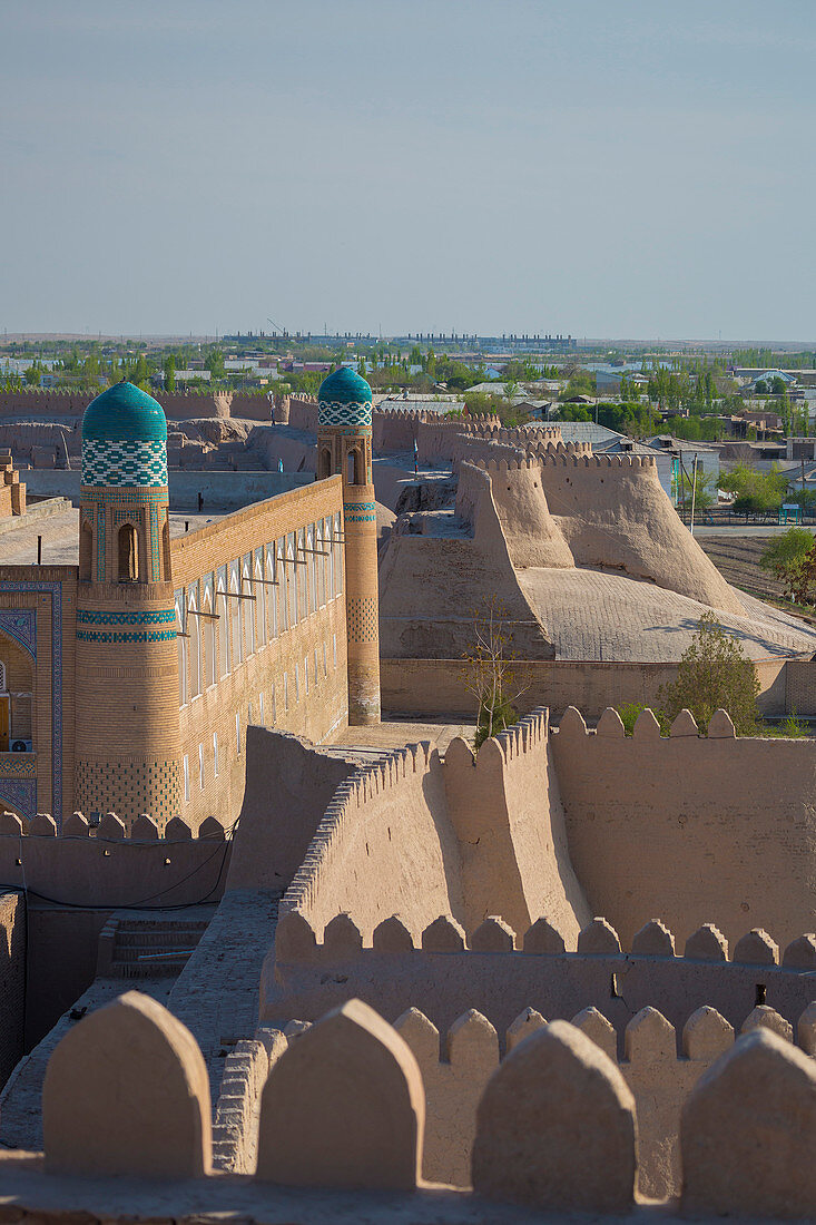 Uzbekistan, Khorezm Region, Khiva (W.H.) Western Bastions