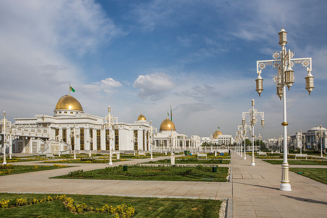 Turkmenistan, Ashgabat, Palais Turkmenbashi, palais presidentiel