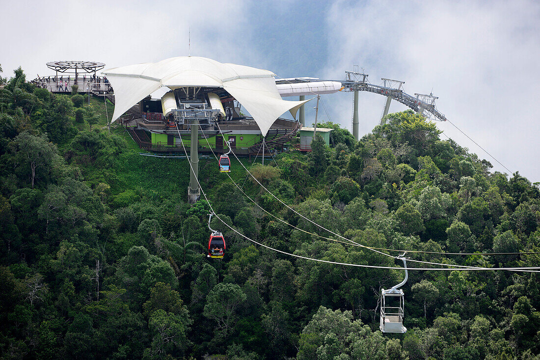 South-East Asia, Malaysia, Langkawi archipelago, cable cars