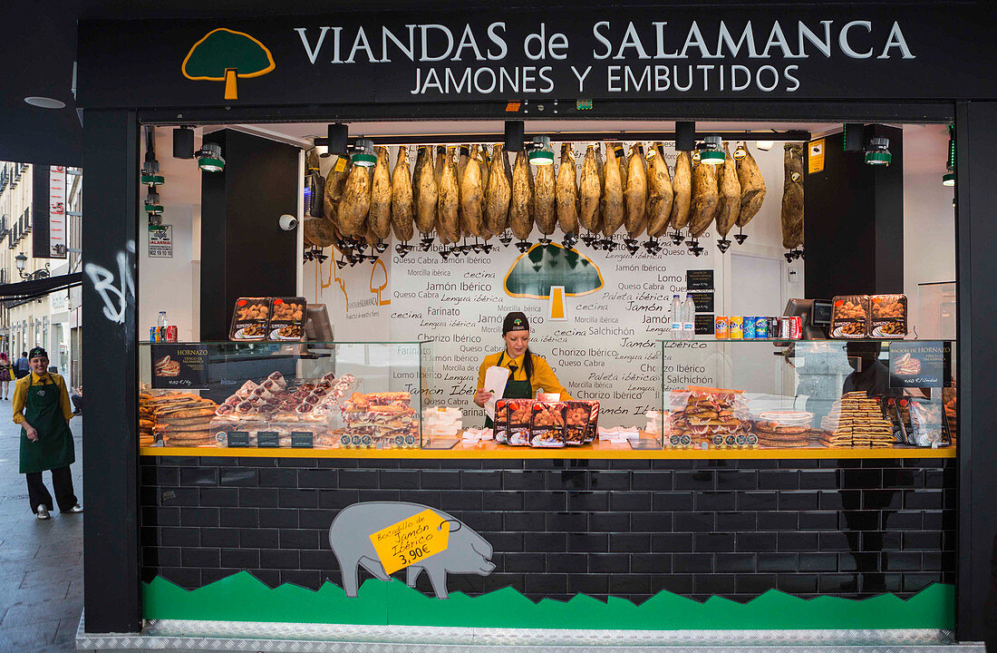 Spain, Madrid, Down Town, Jamon Shop