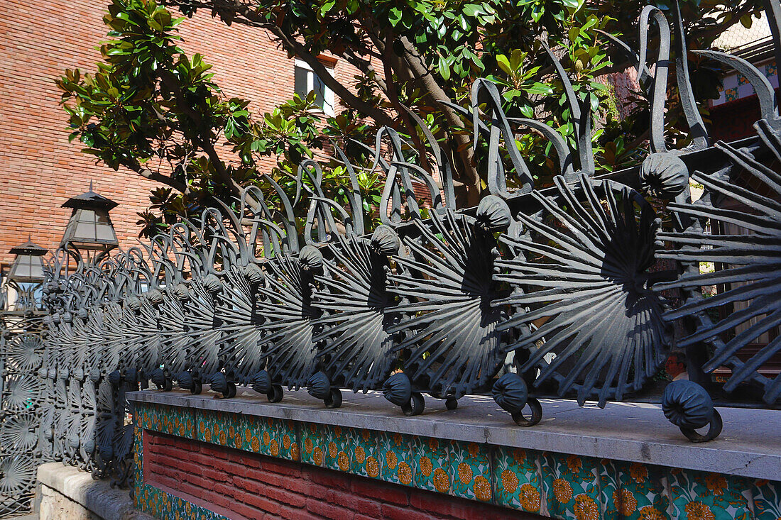 Spain, Catalunya, Barcelona, Gaudi´s Casa Vicens, carrer de les Carolines