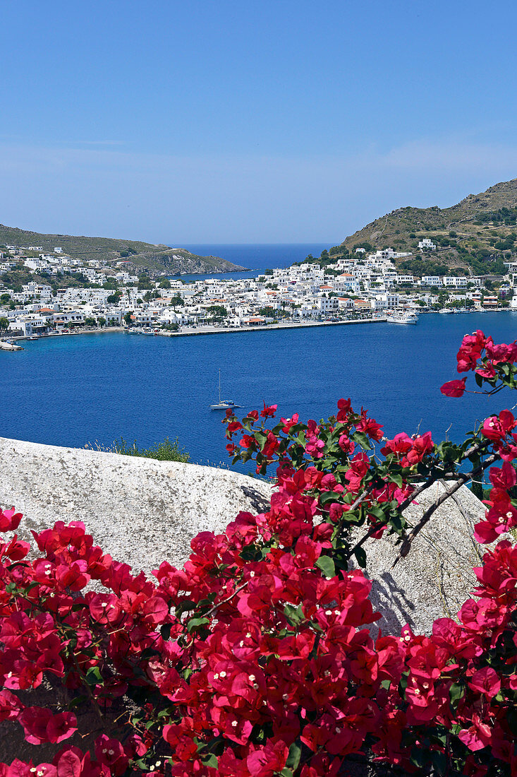 Hafenort Skala, Patmos, Dodekanese, Griechenland