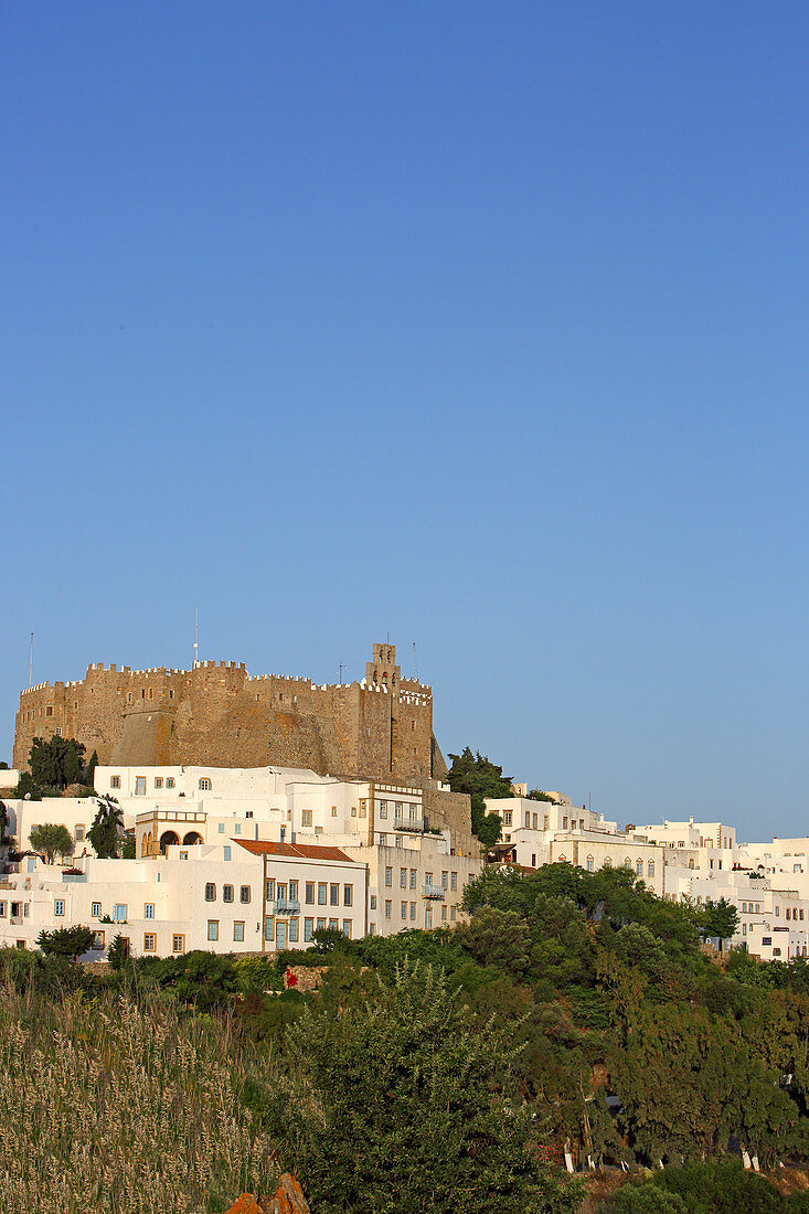 Chora und Johanneskloster, Patmos, Dodekanese, Griechenland