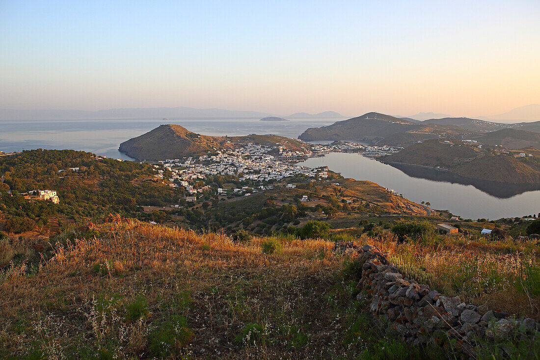 Morgen über Skala, Patmos, Dodekanese, Griechenland