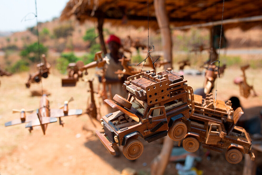 Africa, Malawi, Lilongwe district, Wood crafts