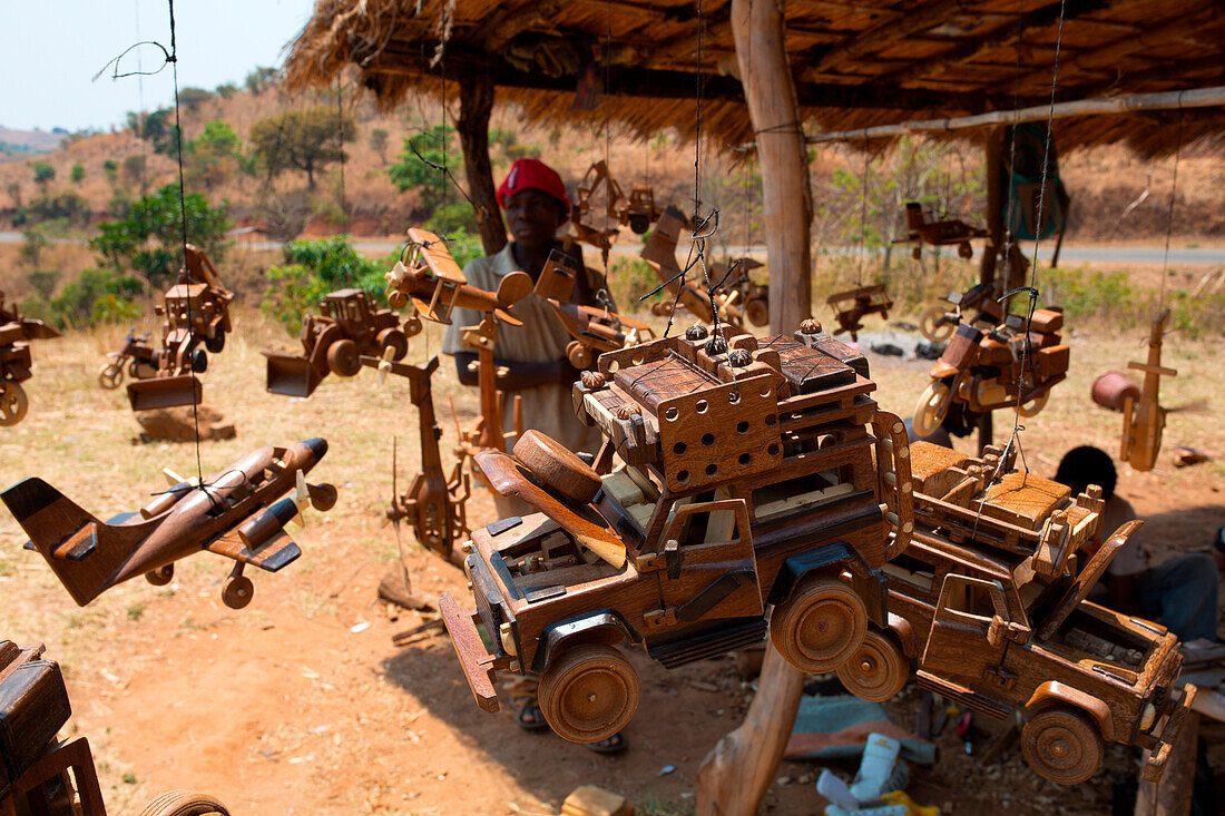 Africa, Malawi, Lilongwe district, Wood crafts