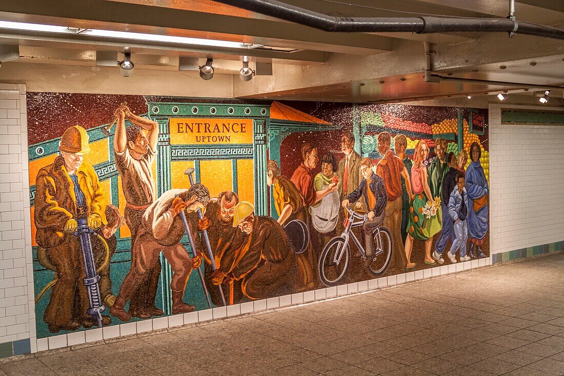 Subway Station, Manhattan, New York City, USA