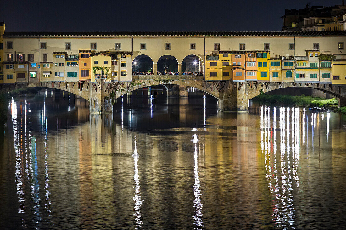 The historical Ponte Vecchio in Florence, Tuscany, Italy