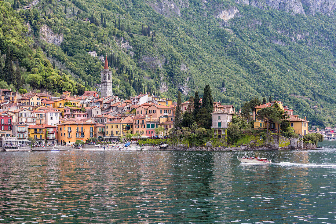 The little town of Varenna, Lake Como, Lombardy, Italy