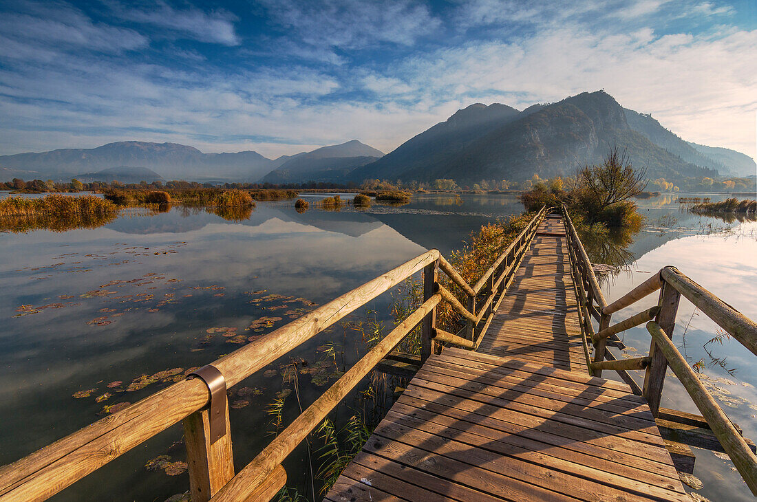 Europe, Italy, sebino natural reserve, province of Brescia