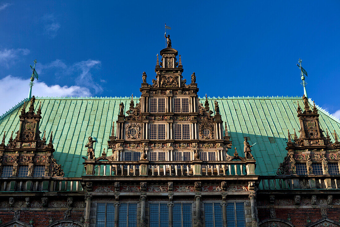 The Rathaus on Marktplatz, Bremen, Germany