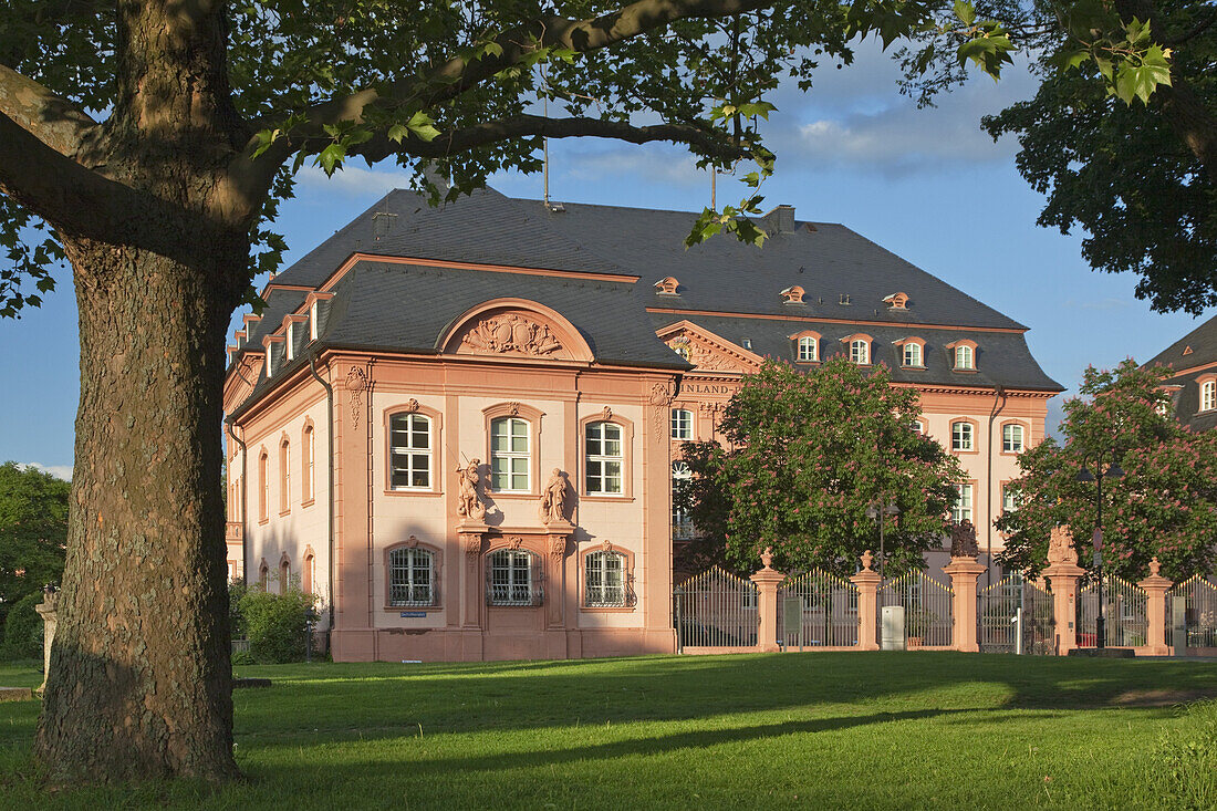The parliament building Deutschhaus of Rheinland-Palatinate in Mainz, Rhineland-Palatinate, Germany, Europe