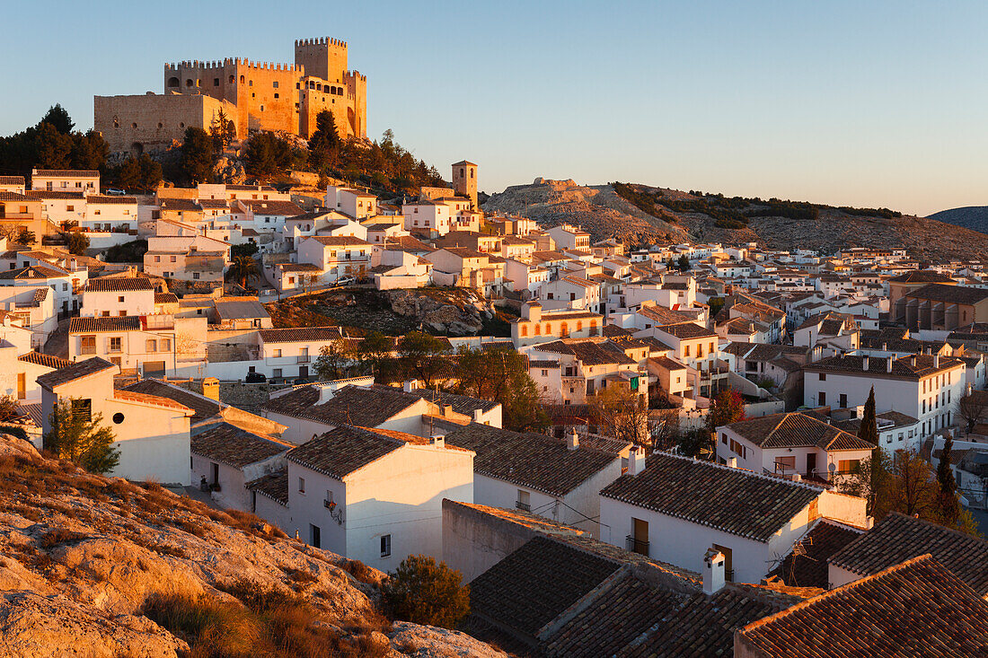 Castillo de Velez-Blanco, Castillo de los Fajardos, castle, 16th. century, renaissance, Velez-Blanco, pueblo blanco, white village, Almeria province, Andalucia, Spain, Europe