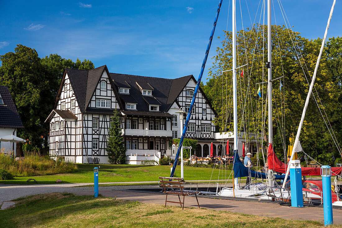Hitthim Hotel in Kloster village, Hiddensee Island, Mecklenburg-Western Pomerania, Germany, Europe