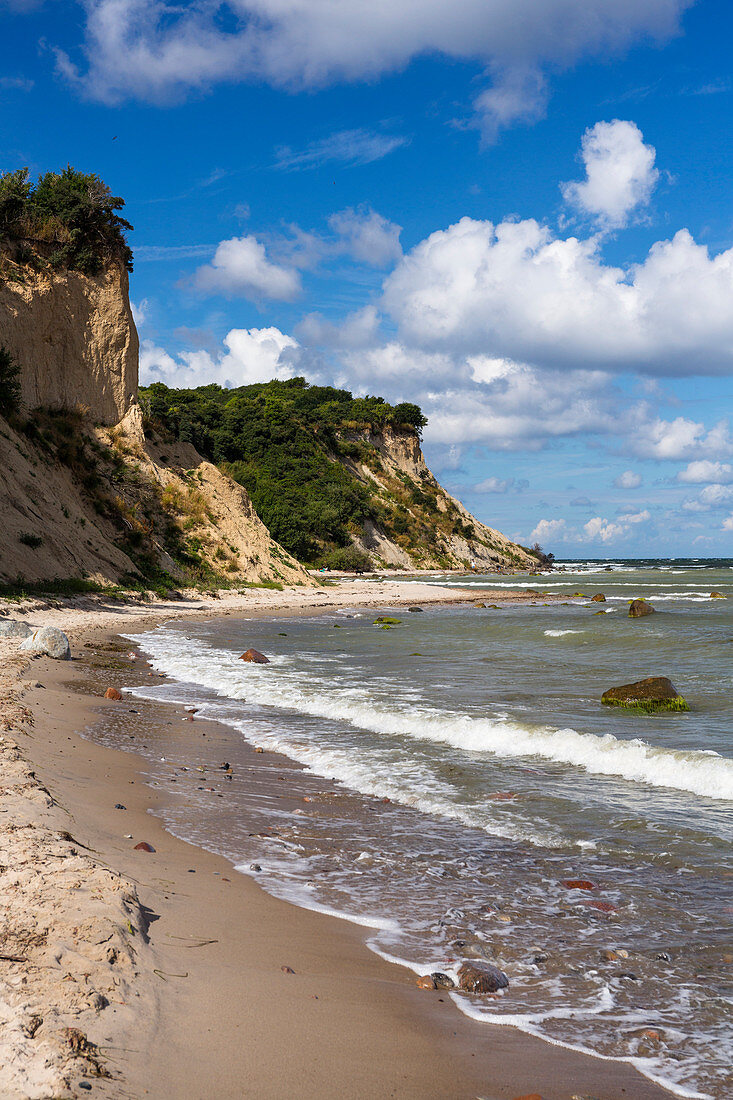 cliffs at the northern tip of Hiddensee Island, Mecklenburg-Western Pomerania, Germany, Europe