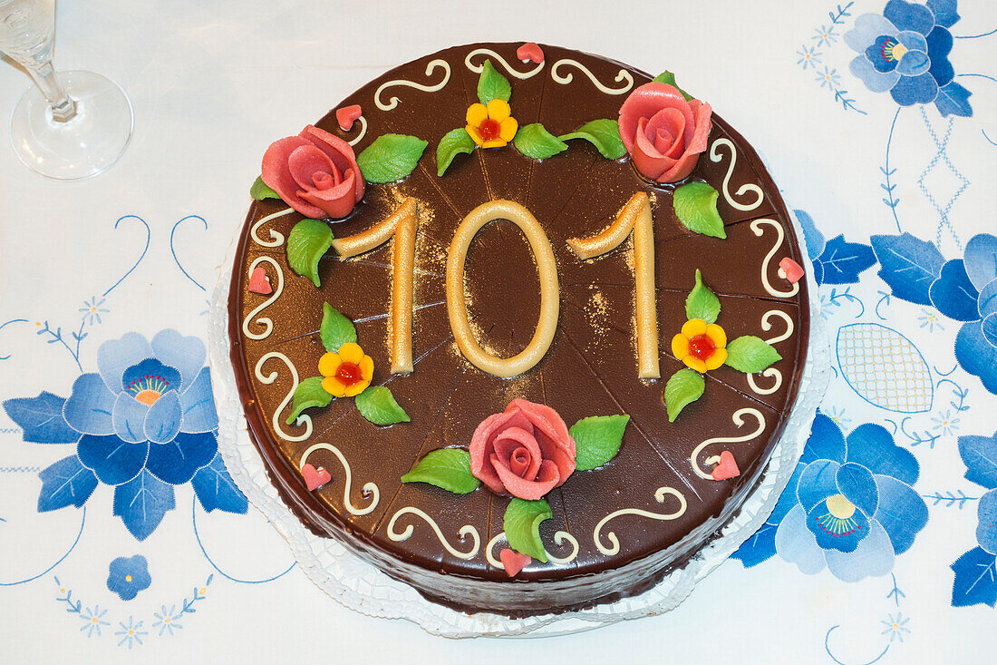 Geburtstagstorte, 101. Geburtstag, Deutschland