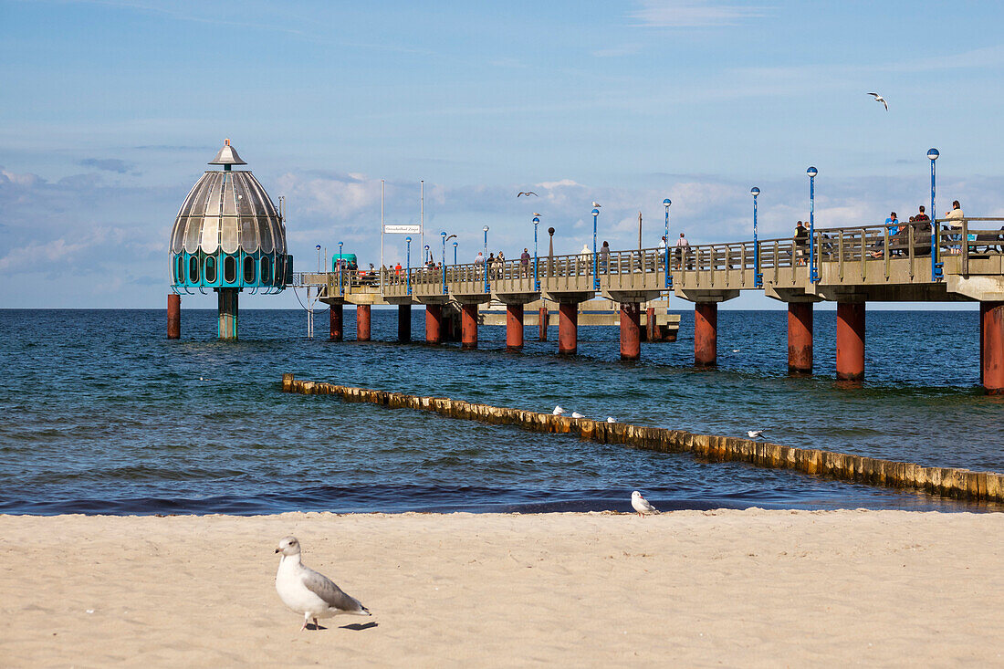 Jetty, Zingst, Baltic Sea, Mecklenburg-Western Pomerania, Germany