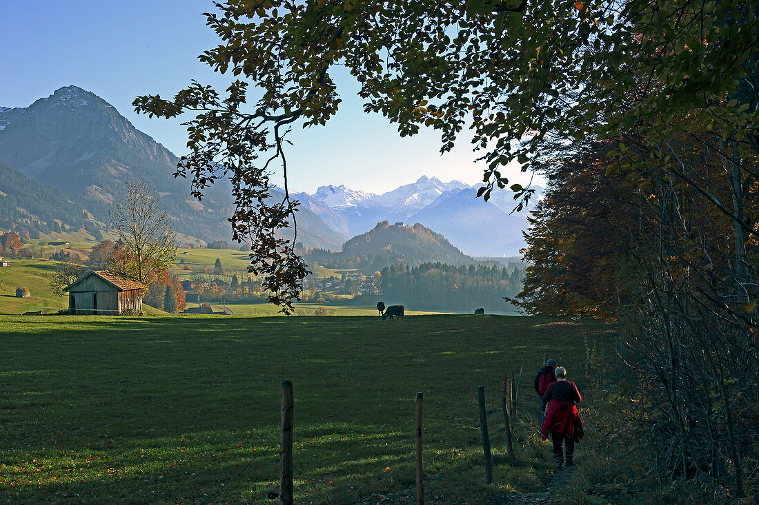 Malerwinkel Altstaetten, Sonthofen, Allgaeu, Swabia,  Bavaria, Germany