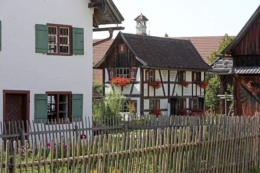 Farmhouse museum of Illerbeuren, Kronburg, Lower Allgaeu, Allgaeu, Swabia, Bavaria, Germany