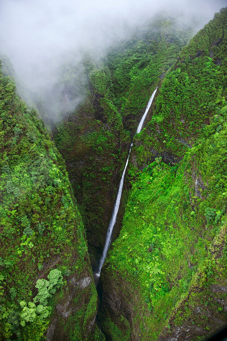 Sacred Falls On The Upper East Side Of Oahu