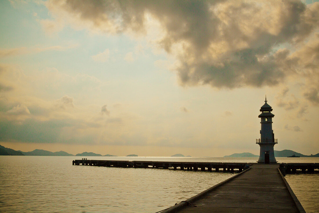 Bang Boa Bay Public Warf On Koh Chang Island, Thailand