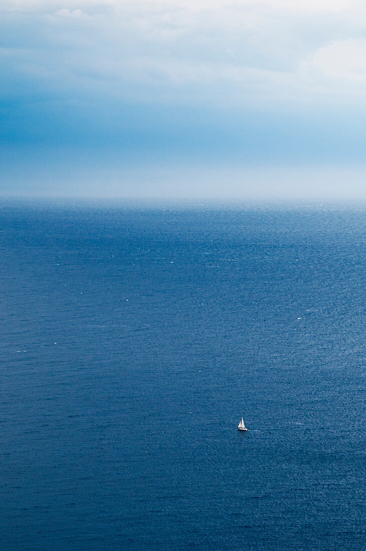 Scenic View Of Mediterranean Sea Of Sant Sebastia, Llafranc, Costa Brava