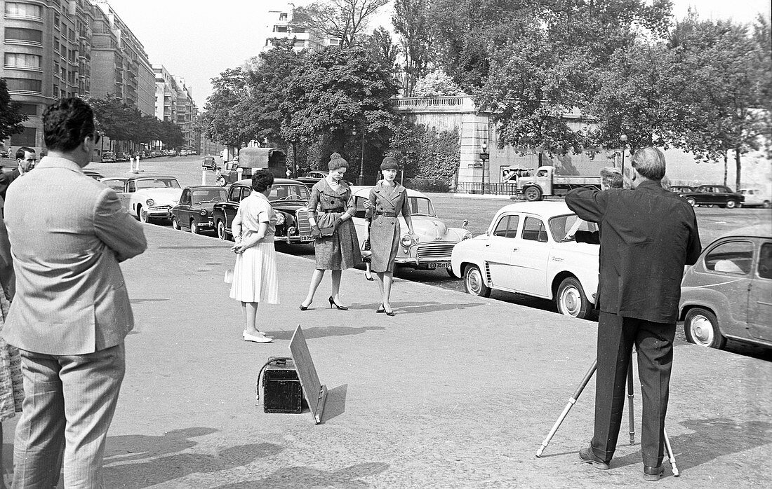 1959, Fashion Photography, Paris, France