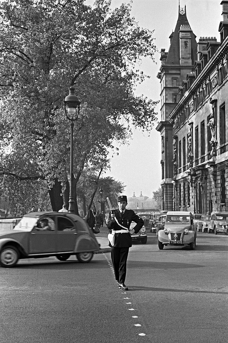 1960, Quai d´Orsay, Paris, Frankreich
