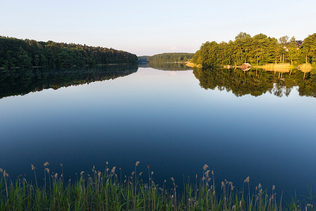 Lakes of Feldberg, Breiter Luzin, Feldberg, Mecklenburg lakes, Mecklenburg lake district, Mecklenburg-West Pomerania, Germany, Europe