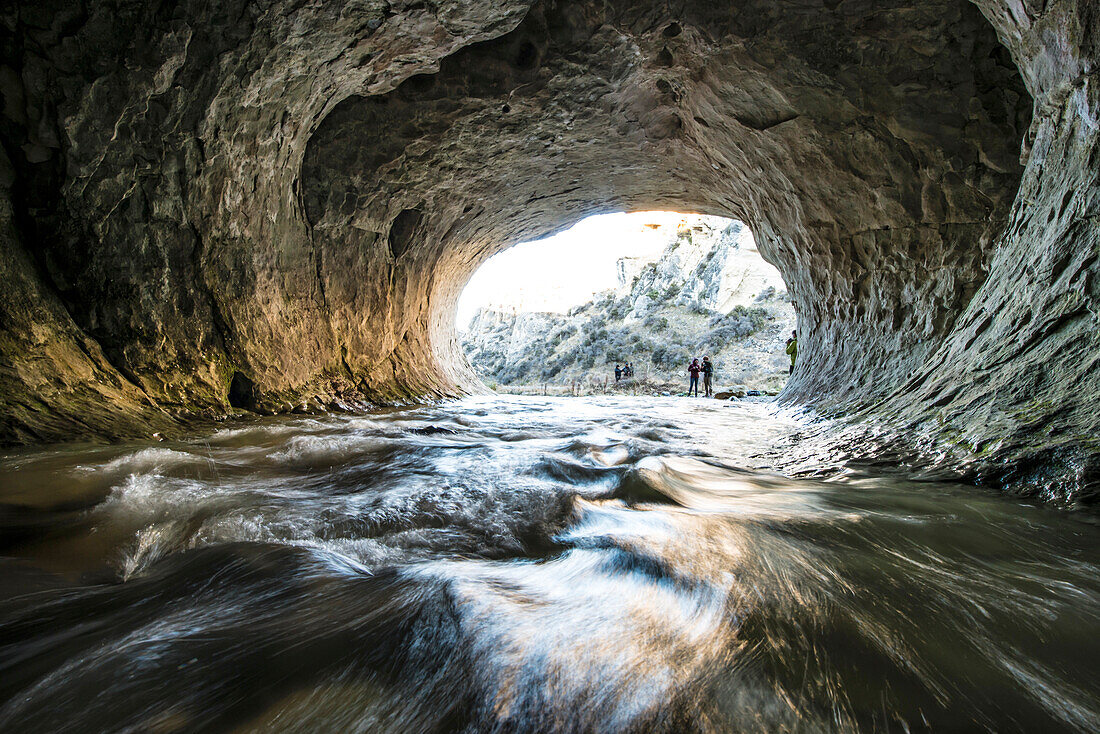 The Entrance To Cave Stream In The Castle Hill Basin Near Christchurch, New Zealand