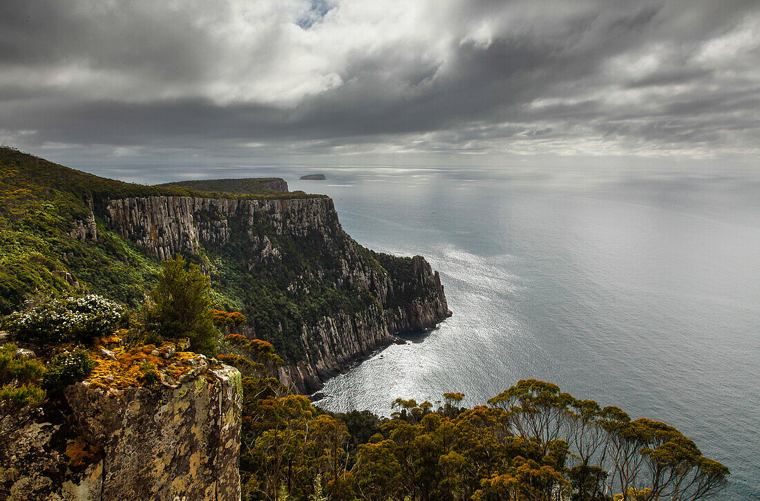 Oceanic View Of Tasman National Park In Tasmania, Australia