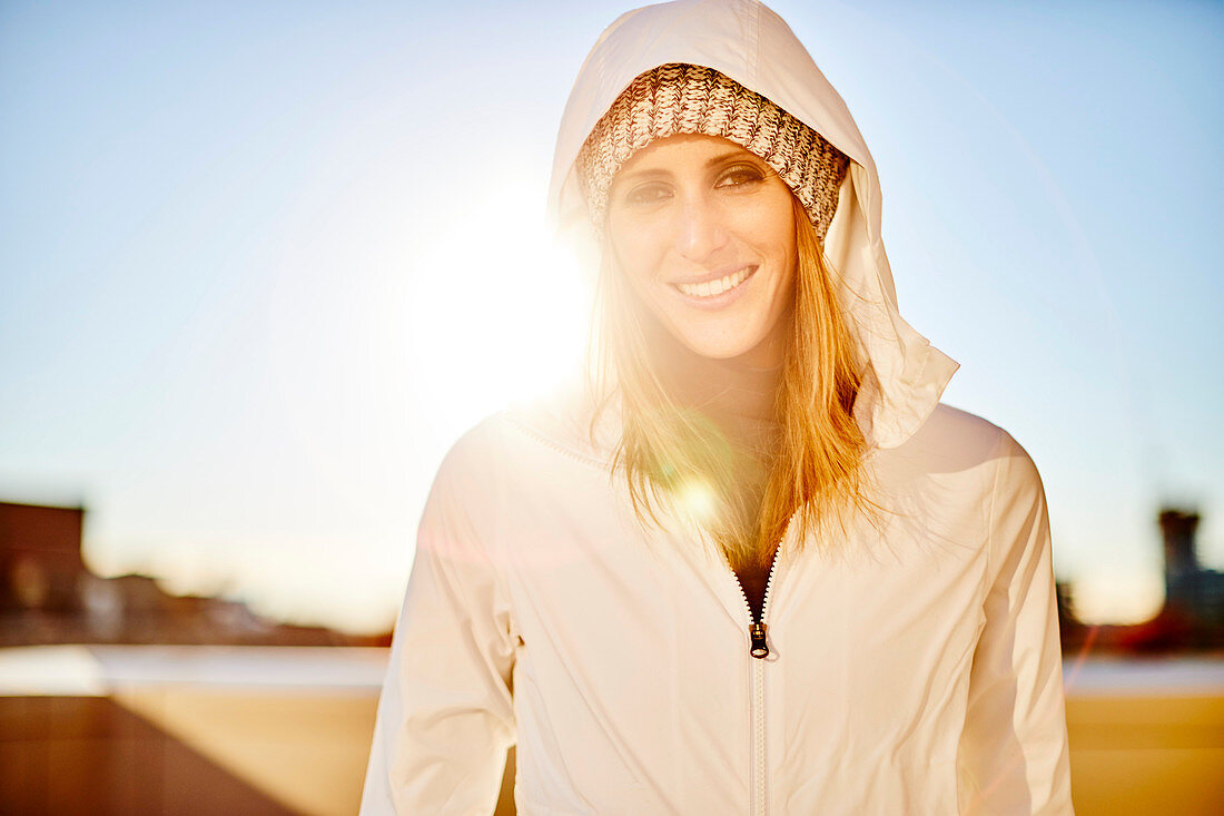 Portrait Of A Smiling Woman