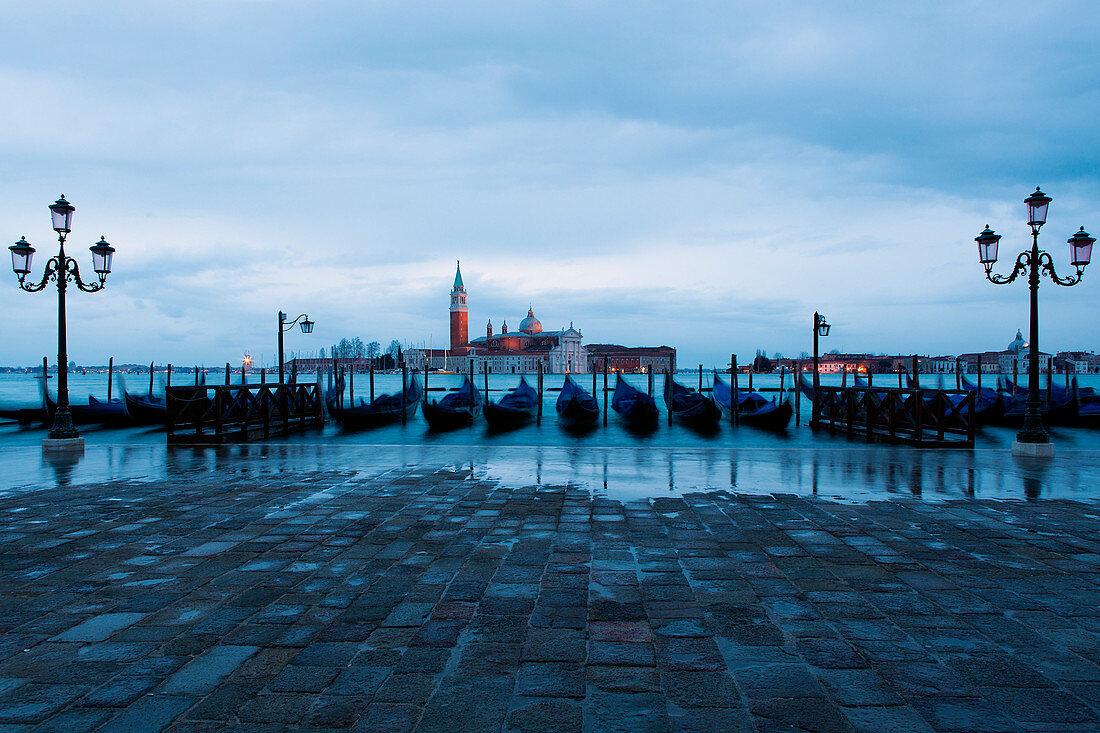 Church of St,  George greater view from square San Marco, Venice, Italy